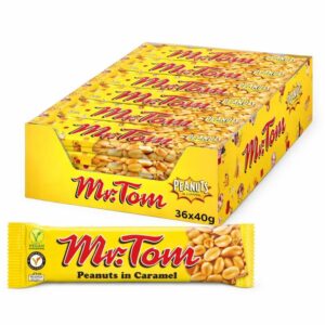 Mr. Tom Erdnussriegel 36er Karton | 36x40g